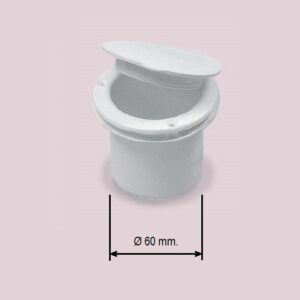 Art. 327.00 Plastic round box with cap