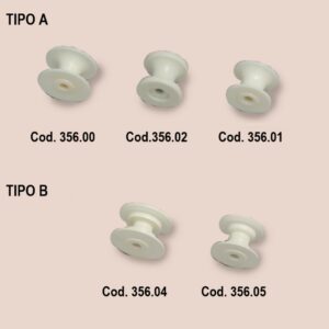 Art. 356.00 Carrucole bianche in nylon