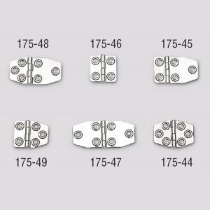 Art. 175.44 Cerniere in acciaio inox imbutite e lucidate