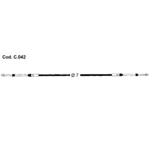 Art. C.042 Standard engine control cable