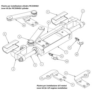 Art. 00.0004.00 MC350HD cylinder spare parts